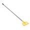 Rubbermaid Commercial 54" Mop and Broom Handles, 1" Dia, Gray/Yellow, Fiberglass FGH145000000 - alternate 6